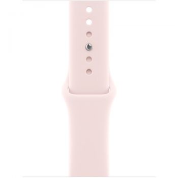 Apple Curea Smartwatch Apple MHY94ZM/A, pentru Apple Watch 42 mm, Sport Band, Marime M/L, Roz pudrat