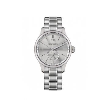 Ceas barbatesc  41985 AA01 M Quartz Argintiu - Cifre romane