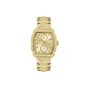 Ceas barbatesc  GW0885G1 - mecanism quartz - 5 ATM - aurie - 39.45x40.4mm