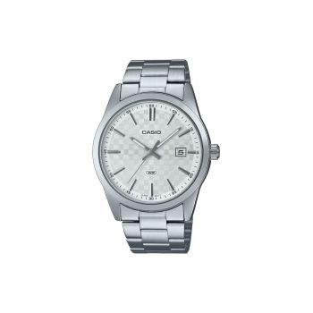 Ceas barbatesc  inox - argintiu - 41 mm