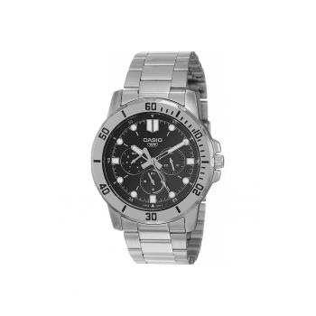 Ceas barbatesc  MTP-VD300D-1E - argintiu