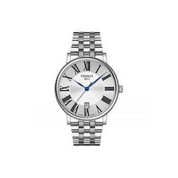 Ceas barbatesc -  Otel inoxidabil - Argintiu