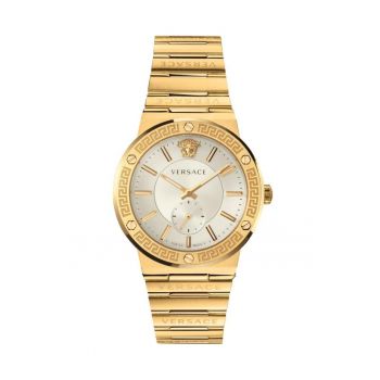 Ceas barbatesc -  Otel inoxidabil - Auriu/Argintiu