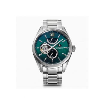 Ceas Barbati -  mecanism automat - inox - piele - 42mm