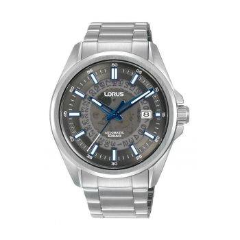 Ceas barbati -  Otel - Mecanism Quartz - Argintiu