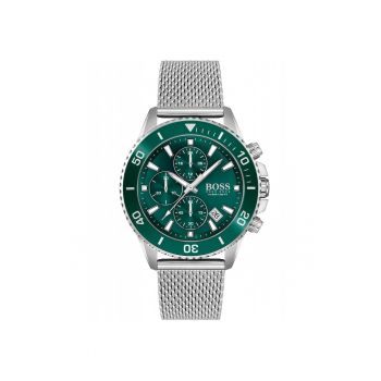 Ceas cronograf  1513905 - mecanism quartz - argintiu - otel