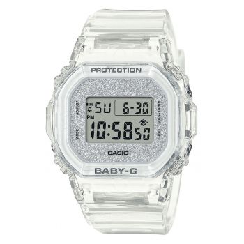 Ceas dama  BGD-565GC-7ER transparent - mecanism quartz - rezistent la apa 100m - curea din cauciuc