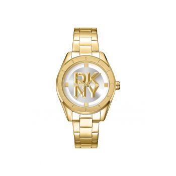 Ceas Dama  Chambers Midi Gold - 34mm - bratara aurie - set cu cutie