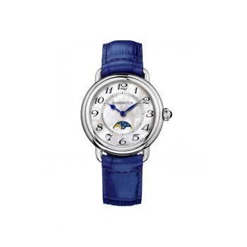 Ceas quartz cu o curea din piele