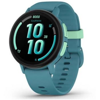 GARMIN Ceas Inteligent Garmin Bounce 2, 41mm, AMOLED, LTE, GPS, silicon, Turquoise