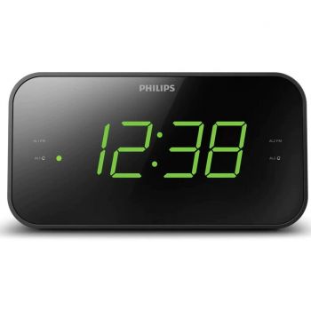 Philips Radio Ceas Philips TAR 3306/12 FM Display, negru
