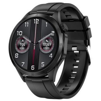 Platinet Ceas inteligent Platinet PSMART20B, Bluetooth 3.0, IPS 1,43, 360 x 360 pixeli, panou 2.5D, Negru