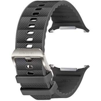 Samsung Curea Smartwatch Samsung PeakForm Band, pentru Galaxy Watch Ultra, marime reglabila S/M/L, Gri inchis