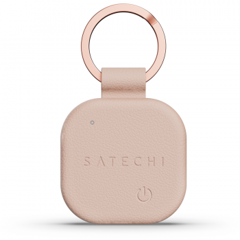 Satechi Breloc inteligent din piele vegana  Satechi ST-LKCFR  Findall, Roz Pal