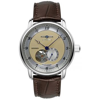 Ceas  Automatic 8566-5 - mecanism Miyota 82S5 - 21 pietre - carcasa inox - curea piele naturala