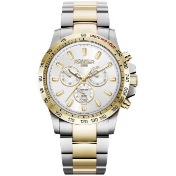 Ceas barbatesc  10 ATM - 45mm - culoare auriu/metalic