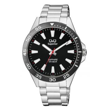 Ceas barbatesc  S08A-001PY Quartz Argintiu