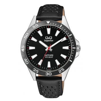 Ceas barbatesc  S08A-004PY Quartz Argintiu