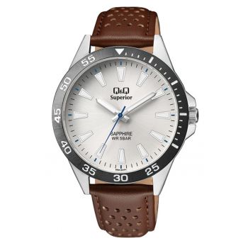 Ceas barbatesc  S08A-007PY Quartz Argintiu