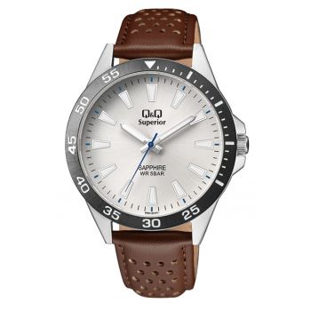 Ceas barbatesc  S08A-007PY Quartz Argintiu