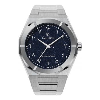 Ceas barbatesc  Star Dust II 43mm - 5ATM - Argintiu