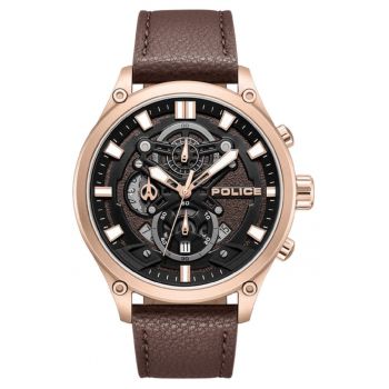 Ceas barbati -  Auriu/Maro