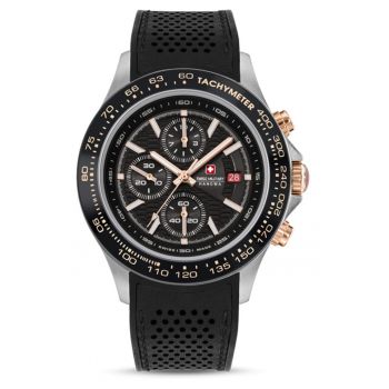 Ceas barbati - Swiss Military Honowa - Watchman - Negru/Argintiu