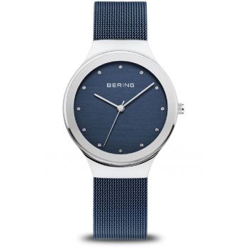 Ceas dama  12934-307 - Otel inoxidabil - Analog - Albastru