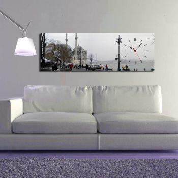 Ceas de perete, 3090CS-11, 30 x 90 cm, Multicolor