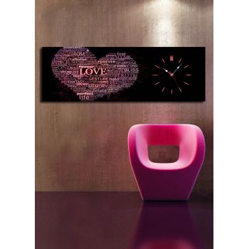 Ceas de perete, 3090CS-4, 30 x 90 cm, Multicolor