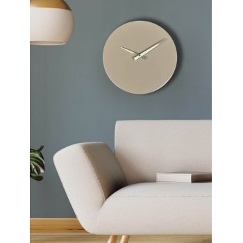 Ceas de perete, 35Sivmet, Dimensiune: 35 x 35 cm, Cappuccino