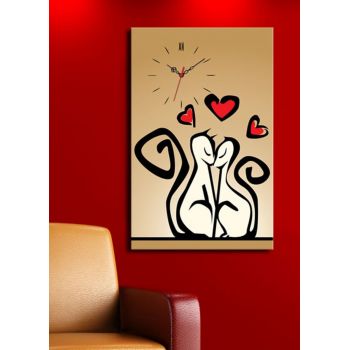 Ceas de perete, 5070CS-43, Dimensiune: 45 x 70 cm, Multicolor