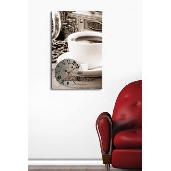 Ceas de perete, 5070CS-69, Dimensiune: 45 x 70 cm, Multicolor