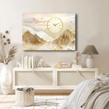 Ceas de perete, 70100CS-017, Dimensiune: 70 x 100, Multicolor