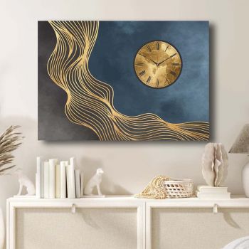 Ceas de perete, 70100CS-026, Dimensiune: 70 x 100, Multicolor