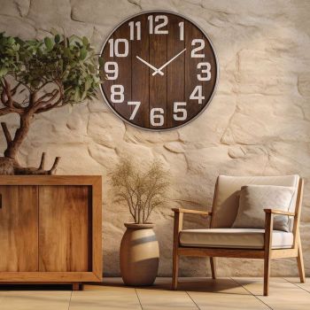 Ceas de perete, Antique Medium, Dimensiune: 62 x 62 cm, Maro