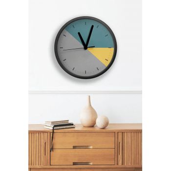 Ceas de perete, Artavessa3Dclock4, Dimensiuni: 36 x 36 x 1 cm, Multicolor