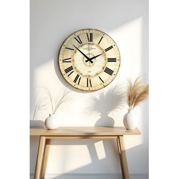 Ceas de perete, Huhuas00004, Dimensiune: 50 x 50 cm (1 bucată), Multicolor