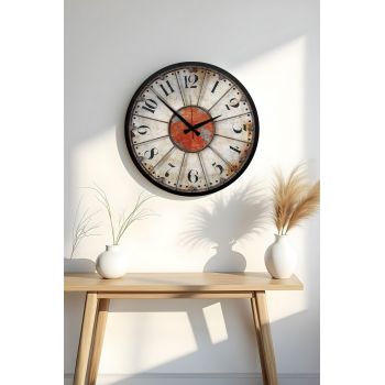 Ceas de perete, Huhuas00016, Dimensiune: 50 x 50 cm (1 bucată), Multicolor