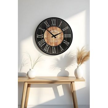 Ceas de perete, Huhuas00018, Dimensiune: 50 x 50 cm (1 bucată), Multicolor