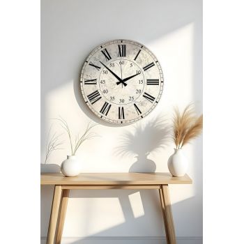 Ceas de perete, Huhuas00031, Dimensiune: 50 x 50 cm (1 bucată), Multicolor