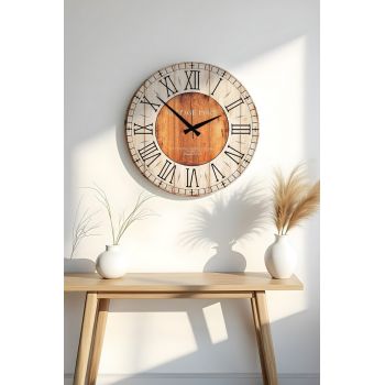 Ceas de perete, Huhuas00032, Dimensiune: 50 x 50 cm (1 bucată), Multicolor