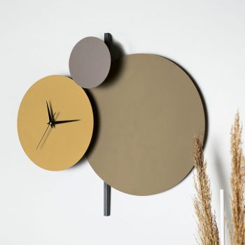 Ceas de perete, Pavimento, ø48 cm, Bej / Crem