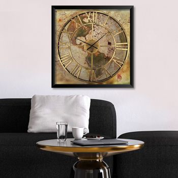 Ceas de perete, STMDF202382, Polistiren, Multicolor