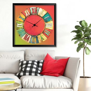 Ceas de perete, STMDF272682164, Polistiren, Multicolor