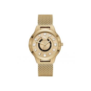 Ceas quartz cu bratara din plasa