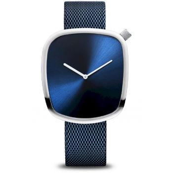 Ceas unisex  18040-307 - Cristal safir - Otel inoxidabil - 3 ATM - Albastru