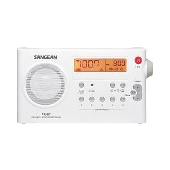 Sangean Sangean PR-D7 Package W, alb