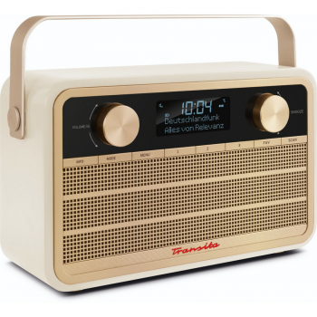 TechniSat Radio digital, TechniSat, DAB/FM, Afisaj LCD, Bej/Auriu (0001/3992)