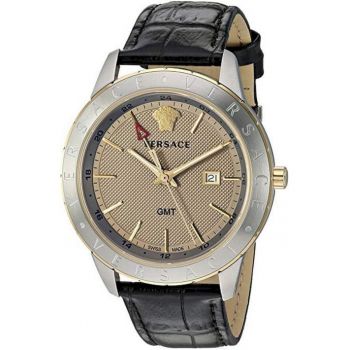 Ceas barbatesc  43 mm - Argintiu/Auriu